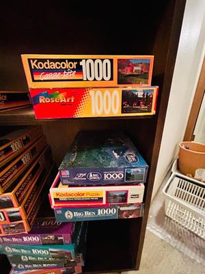 MCM SHELF FULL PUZZLES AND GAMES