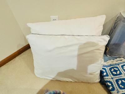 SUPER SOFT JOCKEY PILLOW, VELUX BLANKET AND AFGHANS
