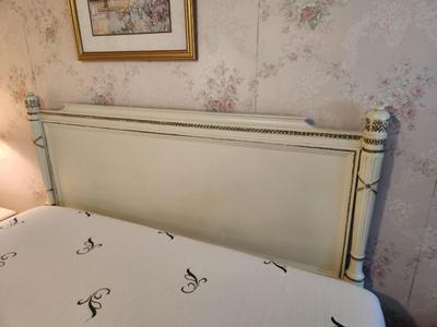 Lot #162 Queen Sleep Solution Bed with French Provincial Style Headboard