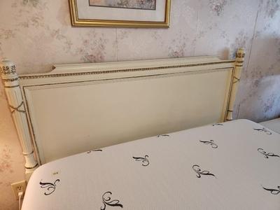 Lot #162 Queen Sleep Solution Bed with French Provincial Style Headboard