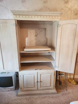 Lot #168 Contemporary TV Cabinet/Entertainment Armoire