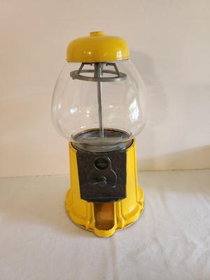 Lot #178 Metal Coin Operated Gumball Machine