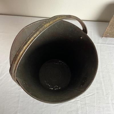 D956 Antique Victorian Sand pail with Shovel Made in USA by T. Cohn