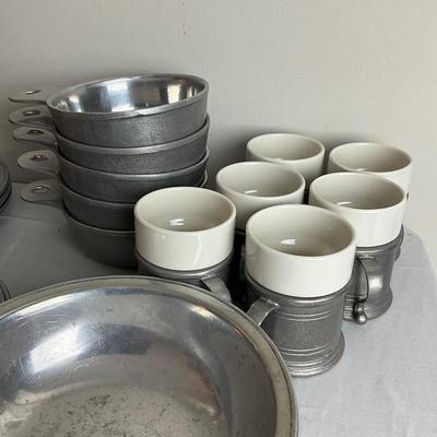 D960 Large Lot of Wilton Armetale Pewter ware