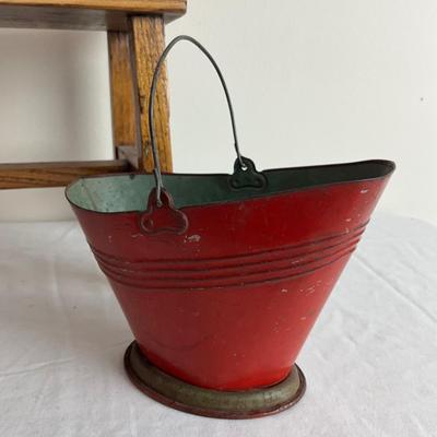 962 Vintage Doll Table and Coal Hod