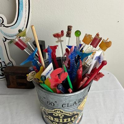 D968 Lot of HIRES Mugs, and Advertising Stirrers and more