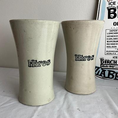 D968 Lot of HIRES Mugs, and Advertising Stirrers and more
