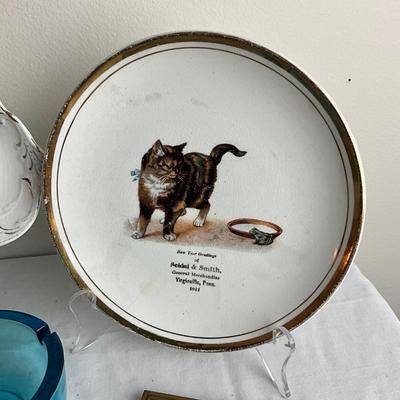 D971 Vintage Advertising DE.& PA. Plates, Soaps, Matches, Ashtrays and more