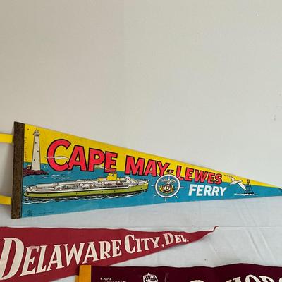D982 Lot of Three DE. Pennants