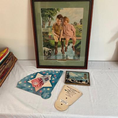 D989 Lot of Vintage Food Advertising