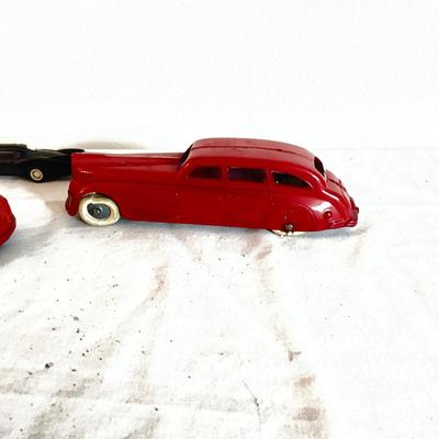D995 Lot of Vintage Tootsie, Sun Rubber Co. Toy Cars