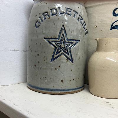 D1004 Lot of Vintage Crocks, and Jugs AS-IS