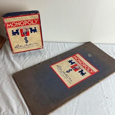 D1006 Antique 1936 MONOPOLY Game Board