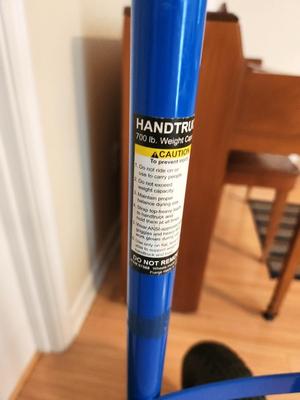 Lot #186 Good Hand Truck - 700 pound capacity - good tires