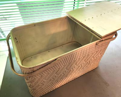 Lot #189 Vintage Picnic Basket