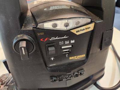 Lot #200 Schumacher Built4Power Battery Charger/Air Compressor - works
