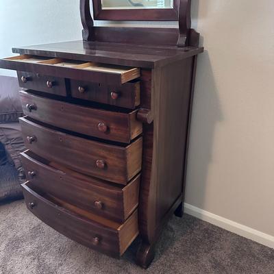 Antique Dresser with Mirror