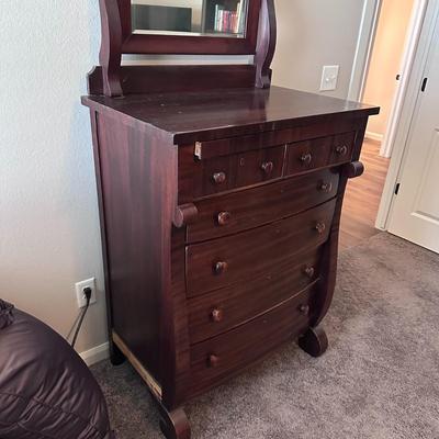 Antique Dresser with Mirror