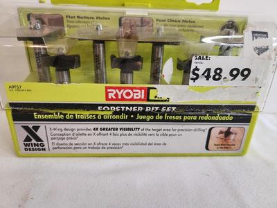 Lot #205 Sears Ryobi Router Bit Set