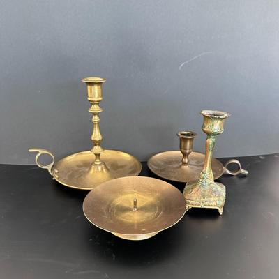 Lot of 4 Candle Holders