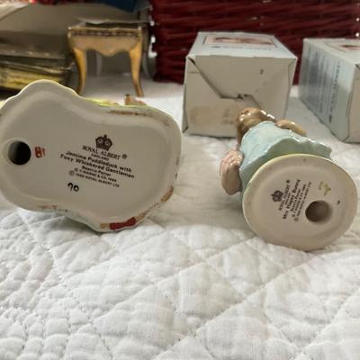 UBA1228 Lot of Four Beatrix Potter Royal Albert Figurines