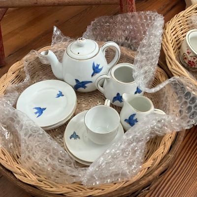 UBA1259 Five Sets of Vintage and Antique Doll and Children's China