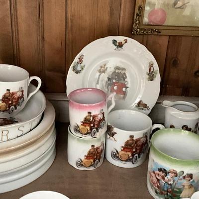 UBA1265 Large Lot of Antique Children's China Sets