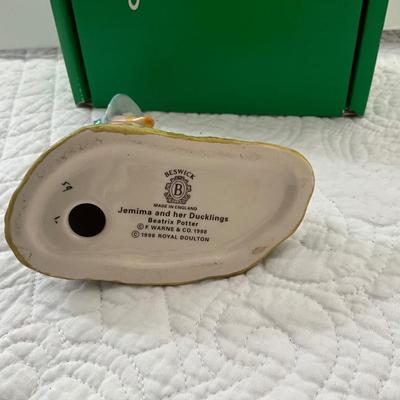 UBA1271 Beatrix Potter "Jemima and her Ducklings" Beswick Pottery Figurine