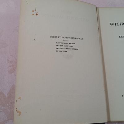LOT 2: Ernest Hemingway's The Sun Also Rises 1928 from Charles Scribner's Sons, Henry Miller 1948 Smile at the Foot of the...