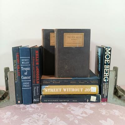 LOT 2: Ernest Hemingway's The Sun Also Rises 1928 from Charles Scribner's Sons, Henry Miller 1948 Smile at the Foot of the...