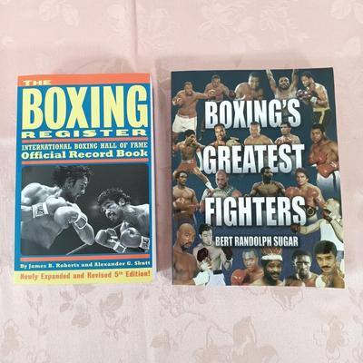 LOT 9: Collection of Boxing Books- The Life and Times of Sugar Ray Robinson, Bummy Davis vs Murder Inc., Jack Dempsey and Roaring 20s...