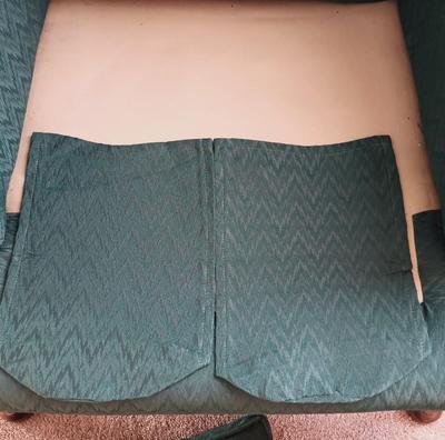 LOT 24: Cochrane Furniture Emerald Green Wingback Chair