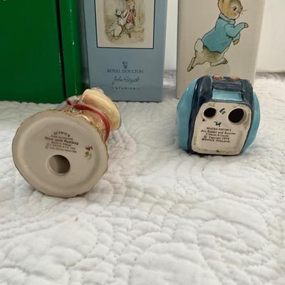 UBA1276 Lot of Four Beatrix Potter Beswick Bunny Figurines