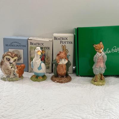 UBA1277 Beatrix Potter Royal Albert Beswick Porcelain Figures