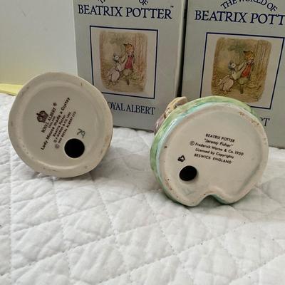 UBA1278 Lot of Four Beatrix Potter Royal Albert Porcelain Figurines