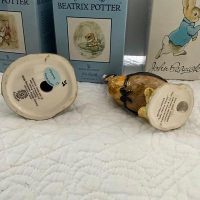 UBA1282 Vintage Beatrix Potter Beswick Porcelain Figurines