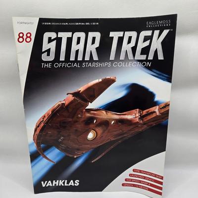 LOT 5: Star Trek Official Starship Collection Including Vahklas, Vulcan Survey Ship, and Ferengi Starship / All with Associated Books