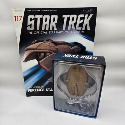 LOT 5: Star Trek Official Starship Collection Including Vahklas, Vulcan Survey Ship, and Ferengi Starship / All with Associated Books