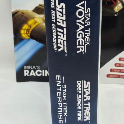 LOT 6: Star Trek Official Starship Collection Including Aeon, Holoship, and Racing Ship/ All with Associated Books