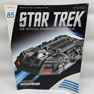 LOT 6: Star Trek Official Starship Collection Including Aeon, Holoship, and Racing Ship/ All with Associated Books