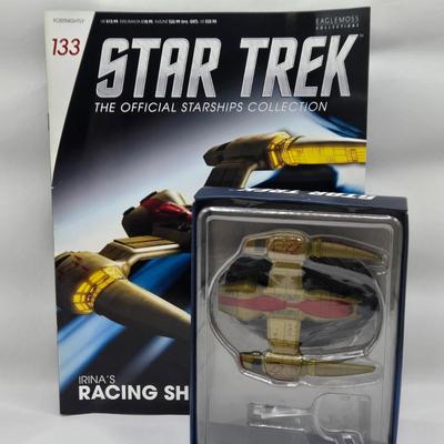 LOT 6: Star Trek Official Starship Collection Including Aeon, Holoship, and Racing Ship/ All with Associated Books
