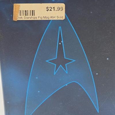 LOT 10: Star Trek Official Starship Collection Including Cell Ship and Fesarius with Books and Classic Star Trek Movie Series Khan...