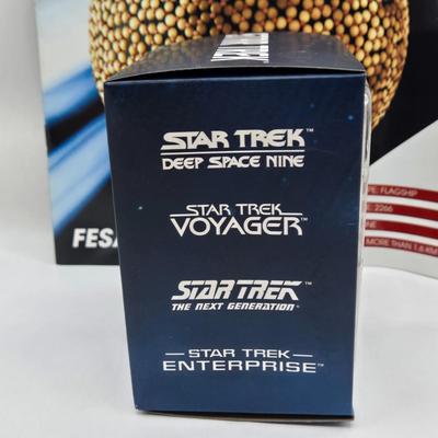 LOT 10: Star Trek Official Starship Collection Including Cell Ship and Fesarius with Books and Classic Star Trek Movie Series Khan...