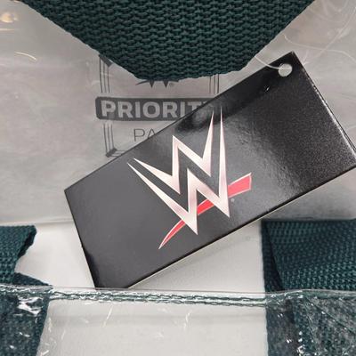 LOT 13: "Are You Ready to Rumble??" Four WrestleMania Priority Hats and Three Clear Tote Bags NWT