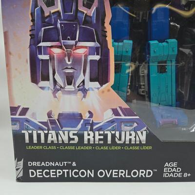LOT 15: Transformers Titans Return Dreadnaut & Decepticon Overlord NIB