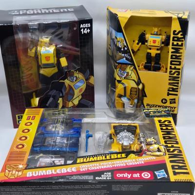LOT 22: Transformers Bumblebee Times Three NIB