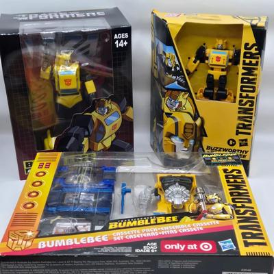 LOT 22: Transformers Bumblebee Times Three NIB