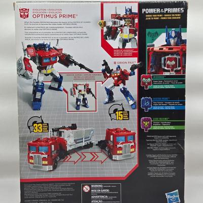 LOT 26: Transformers Power of the Primes Optimus Prime, Inferno, and Dinobot Grimlock NIB