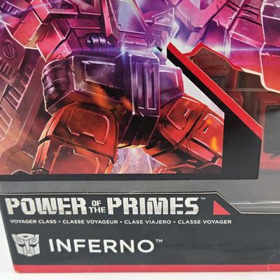 LOT 26: Transformers Power of the Primes Optimus Prime, Inferno, and Dinobot Grimlock NIB