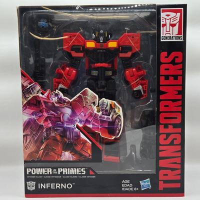 LOT 26: Transformers Power of the Primes Optimus Prime, Inferno, and Dinobot Grimlock NIB